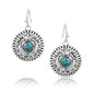 Montana Silversmiths Western Lifestyle Crafted Turquoise Drop/Dangle Earrings