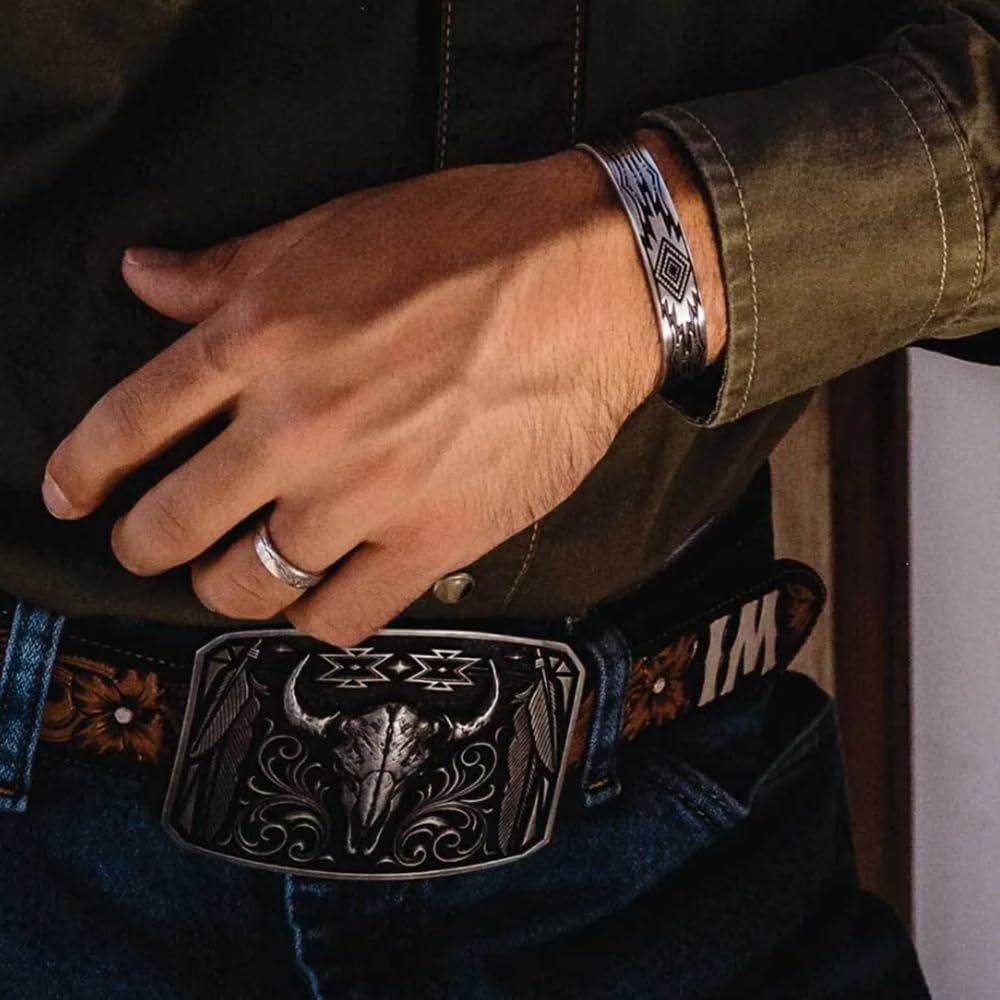 Montana Silversmiths Southwest Series Attitude Western Belt Buckle