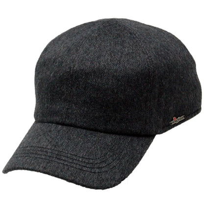 Wigens Kent 100% Cashmere Baseball Cap with Earflaps