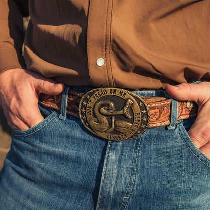 Montana Silversmiths 2nd Amendment Series Attitude Western Belt Buckle