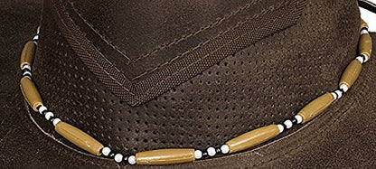 Montecarlo Bullhide Hats KANOSH Leather Western Cowboy Hat (Small)
