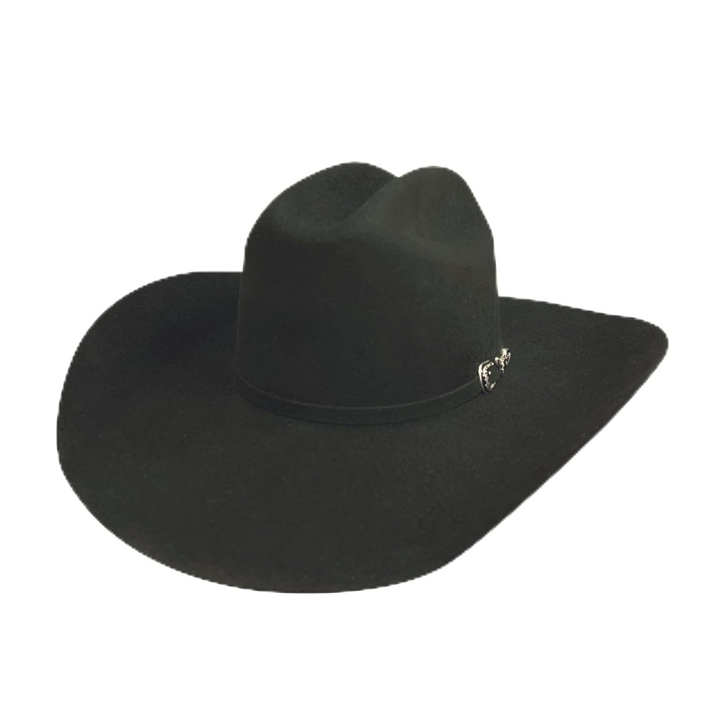 Generic Bullhide PBR Felt Hats PBR Outlaw 8X Cowboy Black Hat in Size 6 3/4