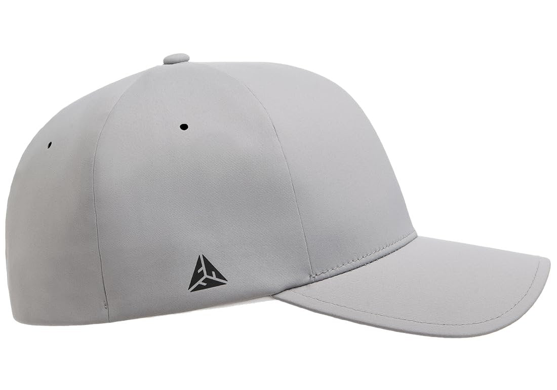 Flexfit Men's Delta Seamless Cap, Silver, XX-Large
