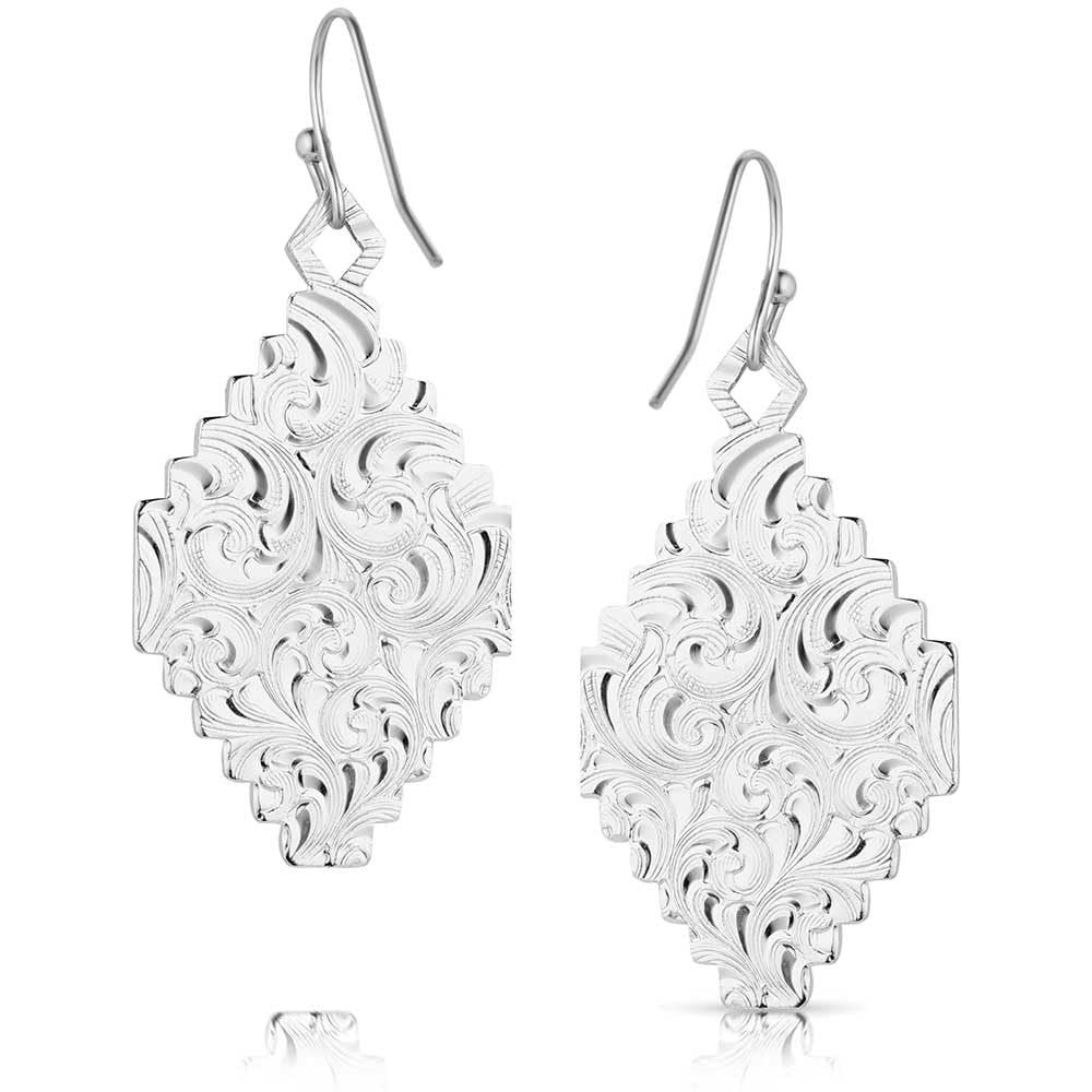 Montana Silversmiths Western Lifestyle Crafted Turquoise Drop/Dangle Earrings