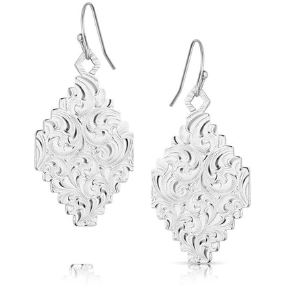 Montana Silversmiths Western Lifestyle Crafted Turquoise Drop/Dangle Earrings