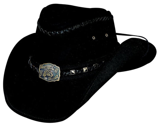Montecarlo / Bullhide Hats - Thunder Struck Top Grain Leather Rock Cowboy Hat
