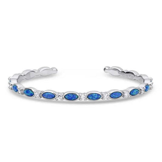 Montana Silversmiths Moonlit Night Crystal Opal Cuff Bracelet - BC5703
