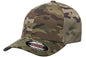 Flexfit Multicam Camo 6 Panel Baseball Cap Officially Licensed Multi-Cam Pattern (Small/Medium, Multicam)