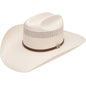 RESISTOL Mens 10X Cross Tie Stran Smith Straw Cowboy Hat