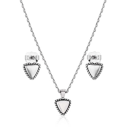 Montana Silversmiths Western Lifestyle Crafted Turquoise Jewelry Set