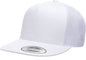 Flexfit Adjustable Snapback Classic Trucker Hat 6006 (White) XX-Large