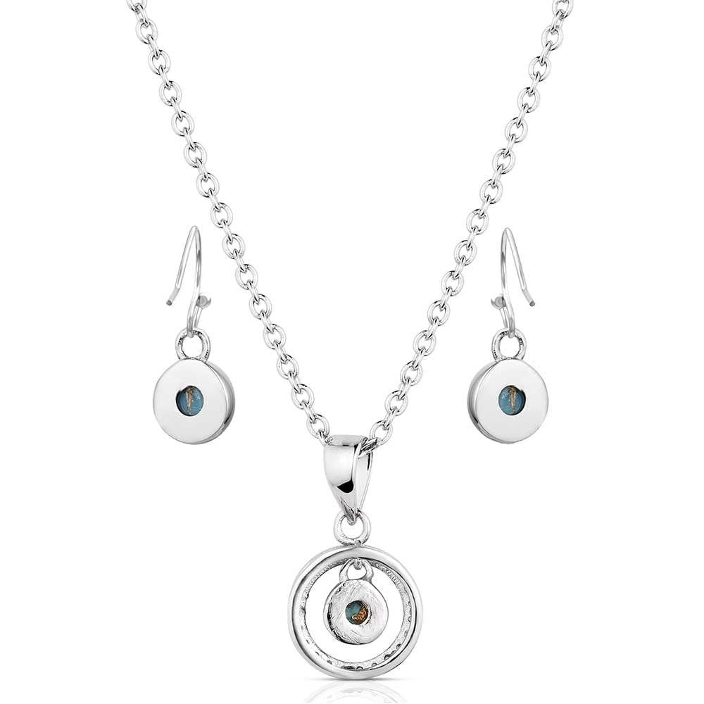 Montana Silversmiths Western Lifestyle Crafted Turquoise Jewelry Set