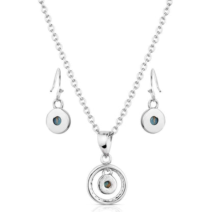 Montana Silversmiths Western Lifestyle Crafted Turquoise Jewelry Set