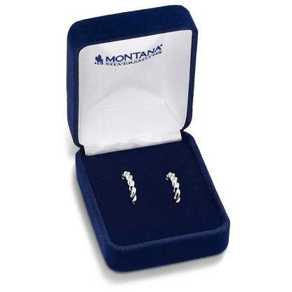 Montana Silversmiths Western Lifestyle Hoop Lever/Latch Earrings