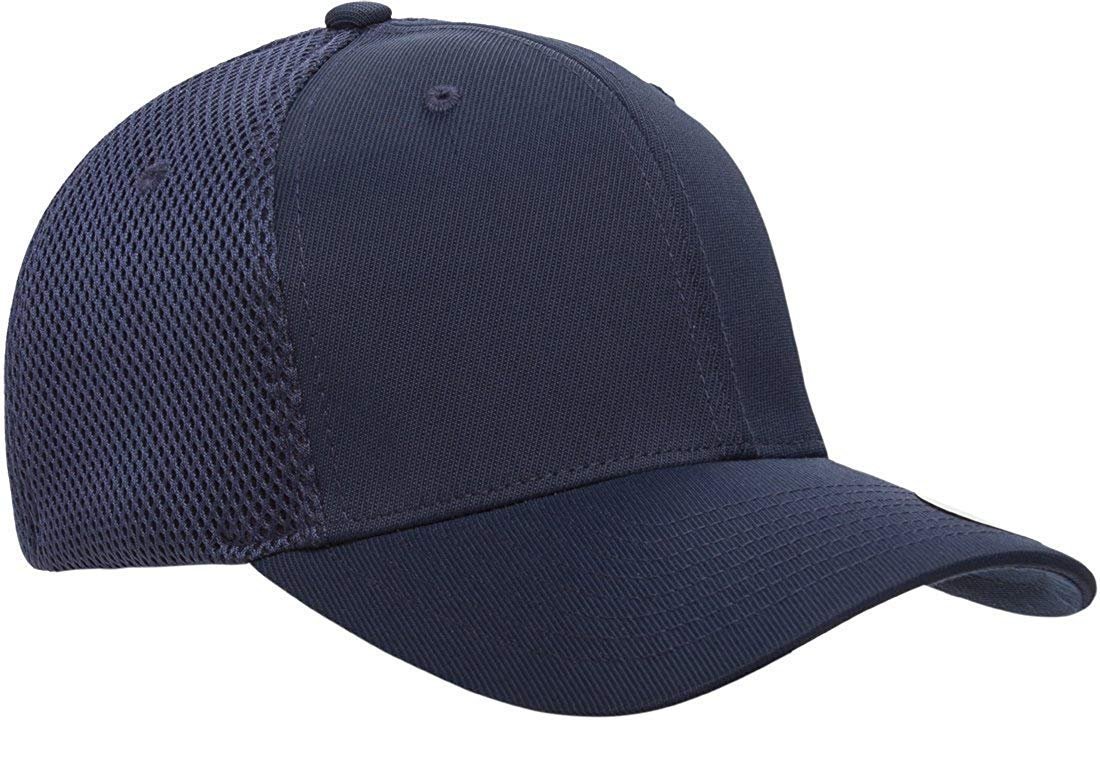 Flexfit Unisex Adult Ultrafibre Airmesh Fitted Cap Hat (6533) Navy