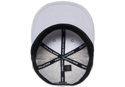 Flexfit Premium Flatbill Cap – Fitted 6210 - Extra Extra Large (Heather Gray)