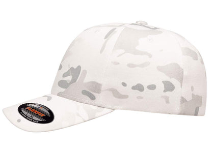 Flexfit Men's Athletic Baseball Fitted Cap, Alpine White, XX-Large
