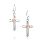 Montana Silversmiths Western Lifestyle Cross Earrings