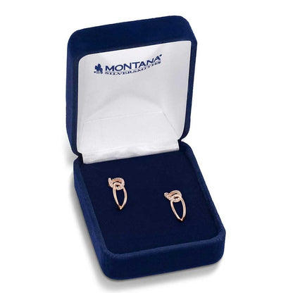 Montana Silversmiths Western Lifestyle Hoop Stud/Post Earrings