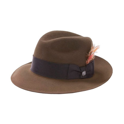 Stetson Temple Fur Felt Fedora Hat