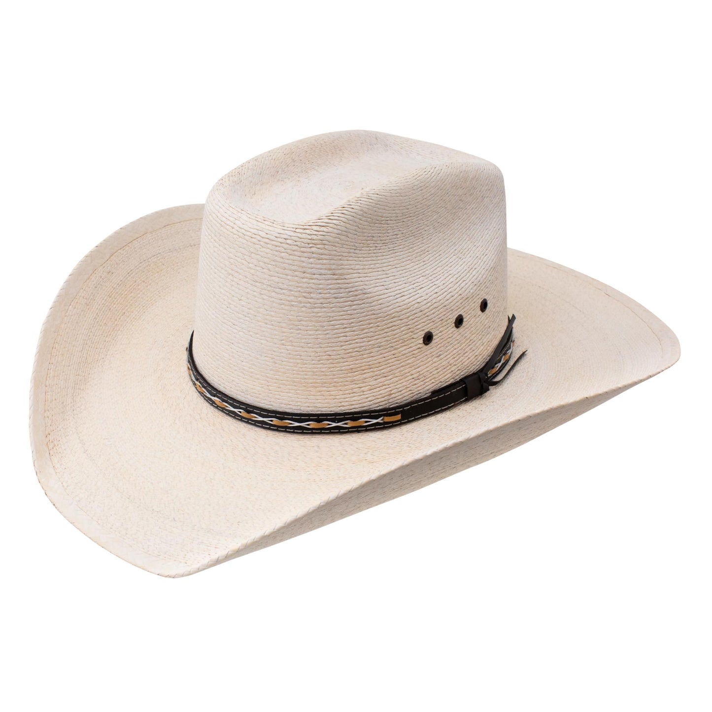 Stetson SSSQRE-7940 Square Eyelets Reg Oval Hat, Natural - 6 5/8