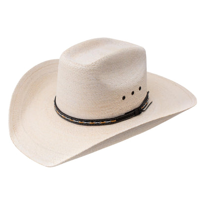 Stetson SSSQRE-7940 Square Eyelets Reg Oval Hat, Natural - 6 5/8