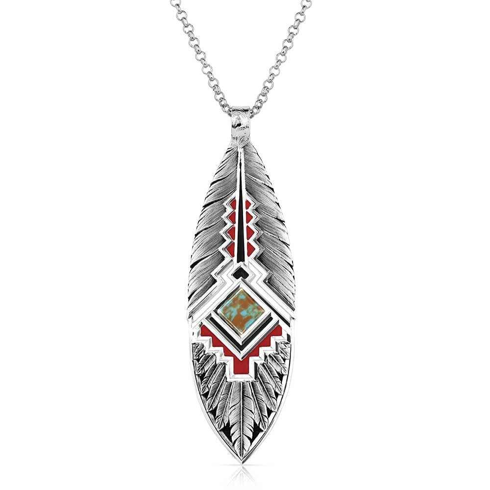 Montana Silversmiths Western Lifestyle Women's Feather Necklace