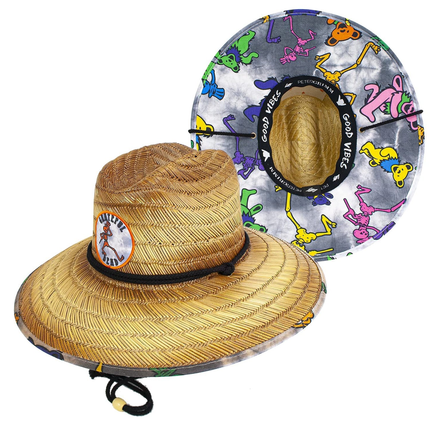 Peter Grimm, Grateful Dead Lifeguard Sunhats, Straw Unisex