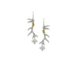 Montana Silversmiths Pursue the Wild Nature's Art Earrings, Kristy Titus Collection - SLKTER3294