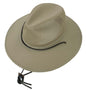 Broner Mens Solarweave Breezer Hat with Mesh Crown and Chincord