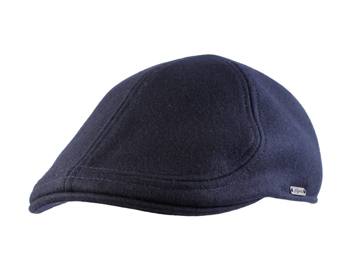 Wigens Men's Classic 100% Melton Wool Pub Cap