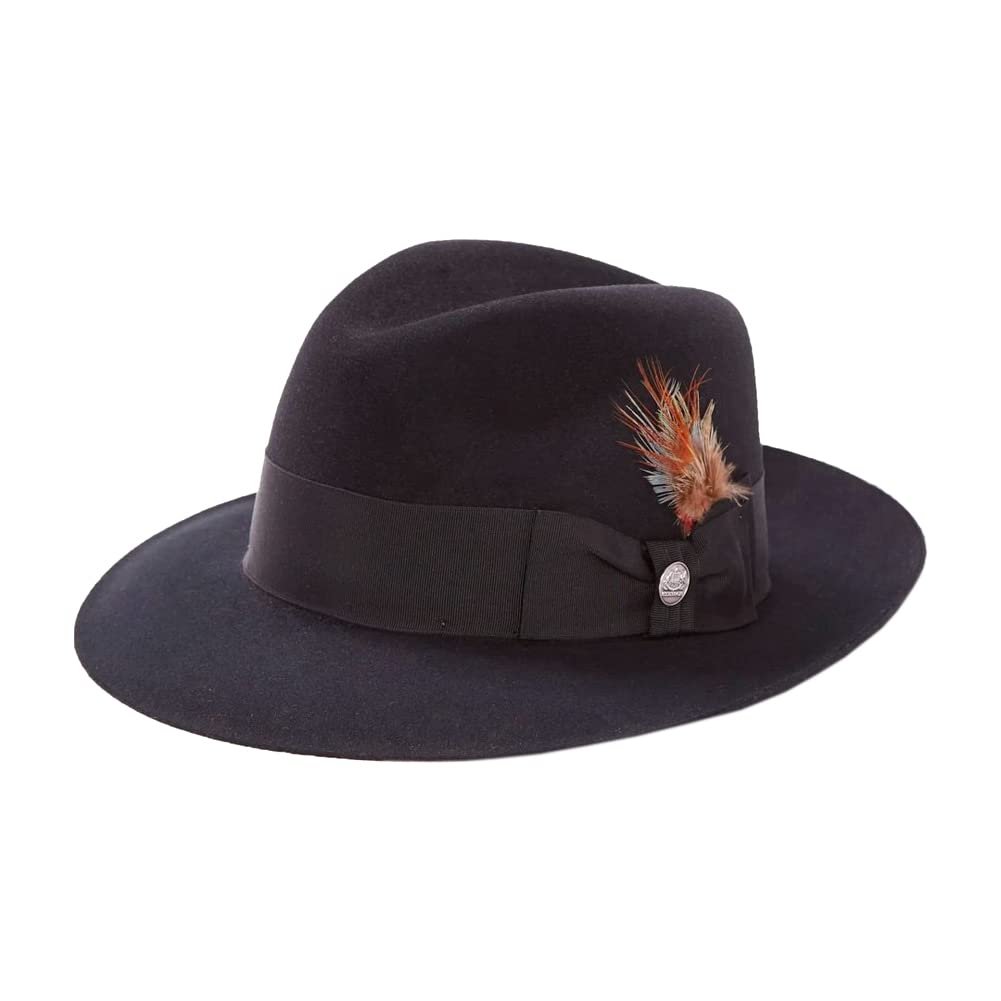Stetson Temple Fur Felt Fedora Hat