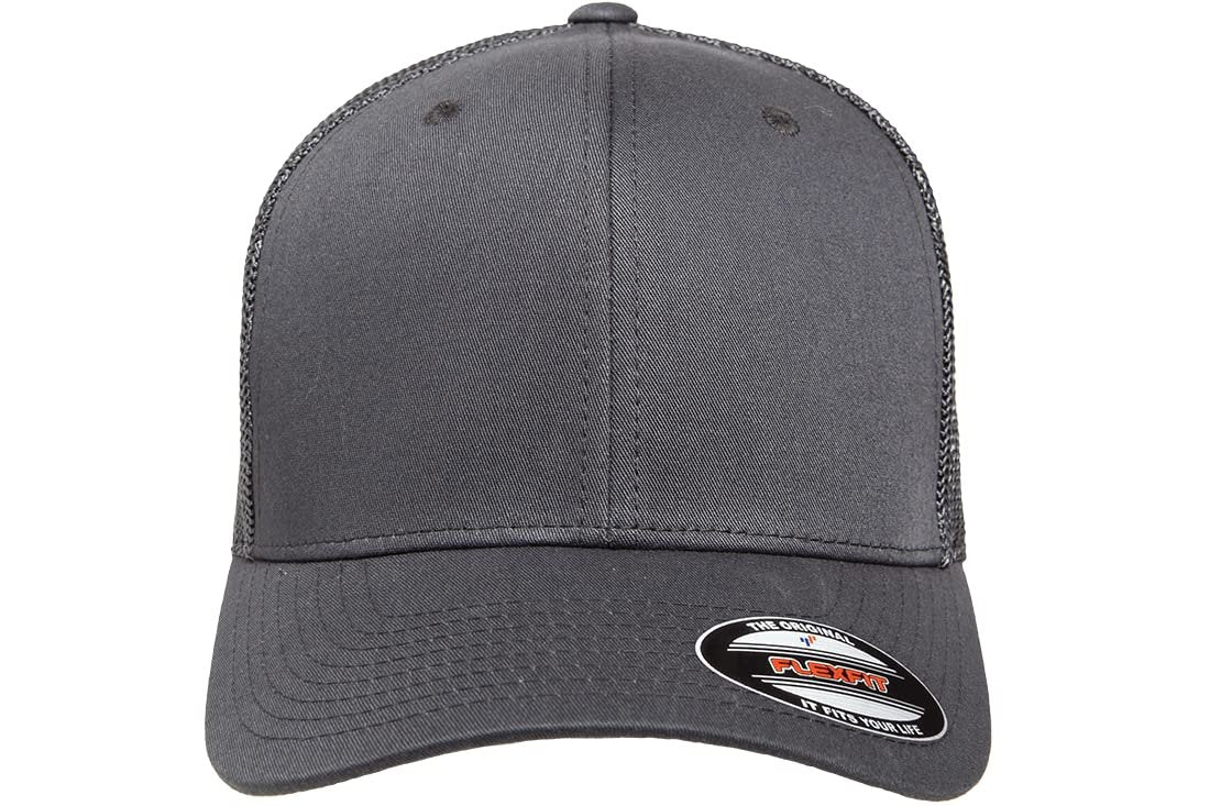Flexfit Trucker, Charcoal, XL-XXL