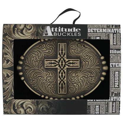 Montana Silversmiths Southwest Series Attitude Western Belt Buckle