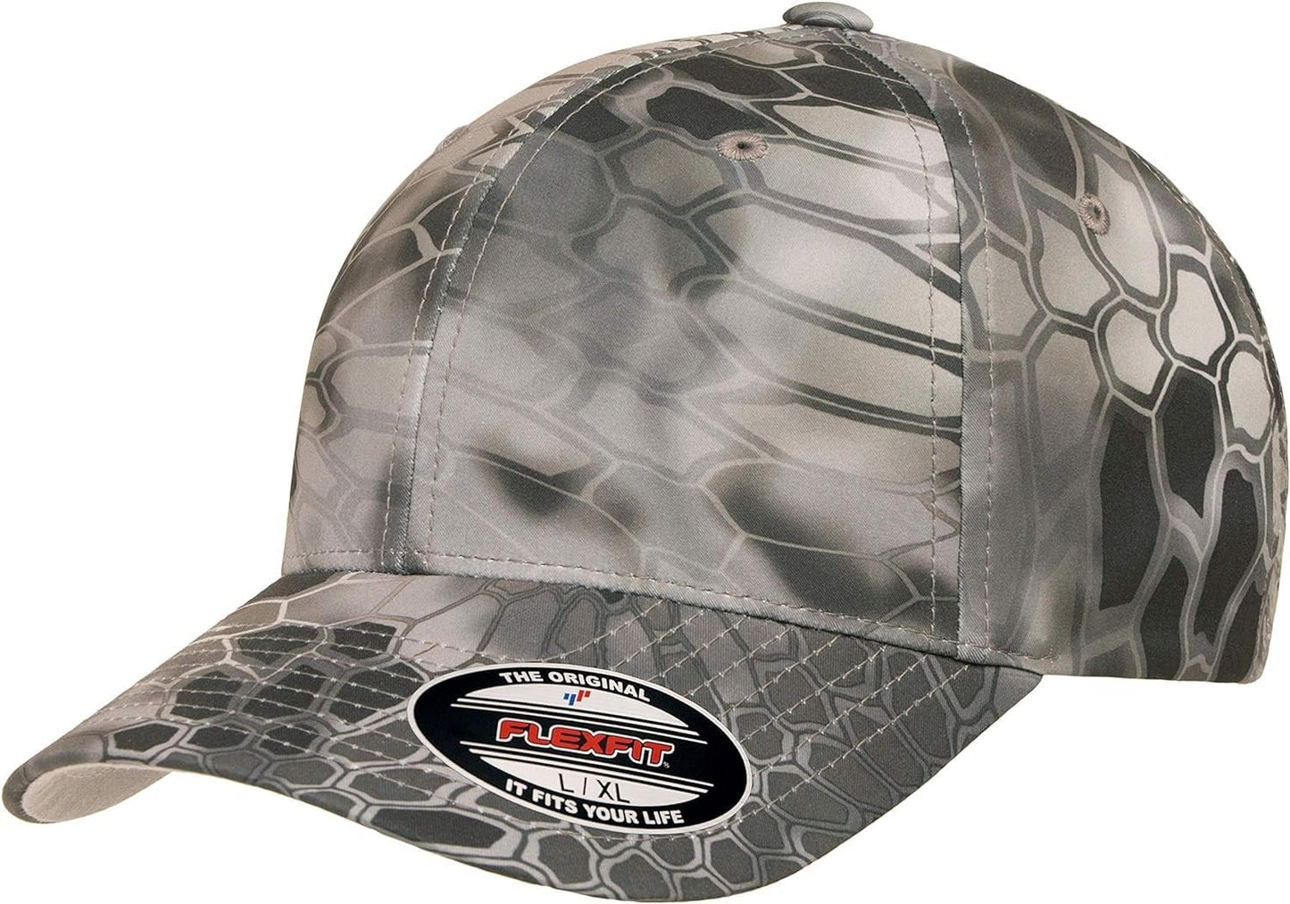 Flexfit Men's Wooly Combed Twill Fitted Baseball Cap