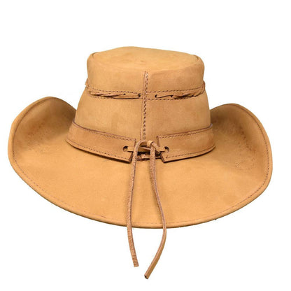 BULLHIDE Leather Collection Women's Hidden Pleasures Top Grain Leather Cowboy Hat with 3 3/8" Brim
