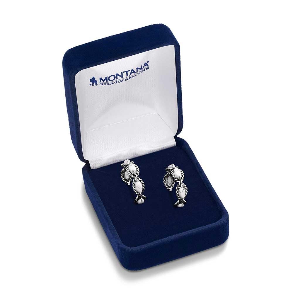 Montana Silversmiths Western Lifestyle Hoop Stud/Post Earrings