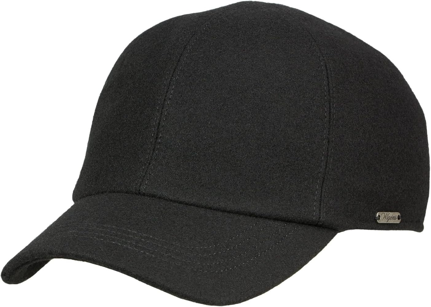Wigens Kent Wool Baseball Cap (61, Black)