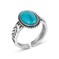 Montana Silversmiths Western Lifestyle Crafted Turquoise Wrap Ring