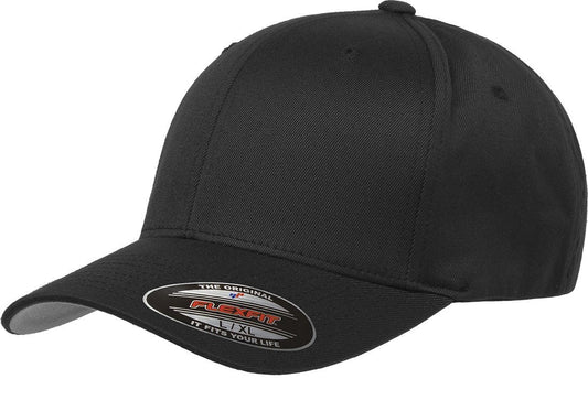 Flexfit Men's Wooly Combed Twill Fitted Baseball Cap