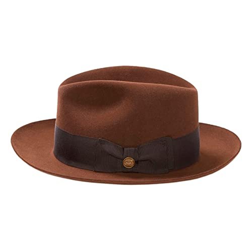 Stetson Temple Fur Felt Fedora Hat