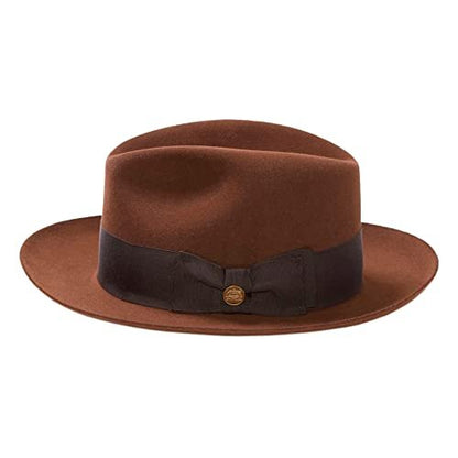 Stetson Temple Fur Felt Fedora Hat