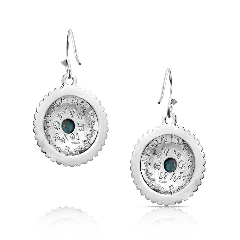 Montana Silversmiths Western Lifestyle Crafted Turquoise Drop/Dangle Earrings