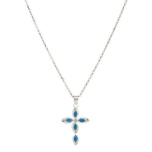 Montana Silversmiths Women's River Lights Waters Of Faith Necklace Silver One Size