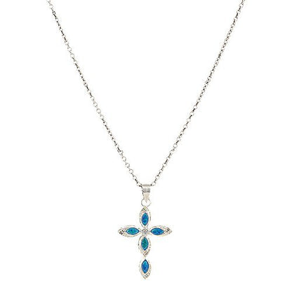 Montana Silversmiths Women's River Lights Waters Of Faith Necklace Silver One Size