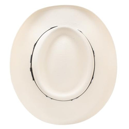 Stetson 10X Royal Flush Straw Cowboy Hat (US, Numeric, 6 7/8, Natural)