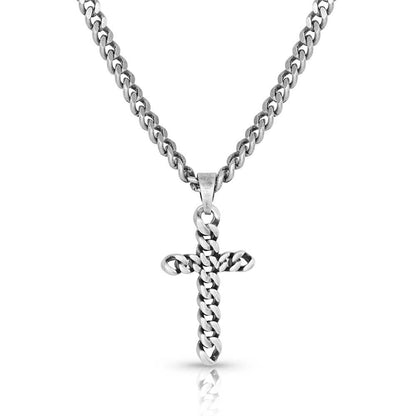 Montana Silversmiths Western Lifestyle Men's Cross Necklace