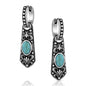 Montana Silversmiths Western Lifestyle Crafted Turquoise Drop/Dangle Earrings