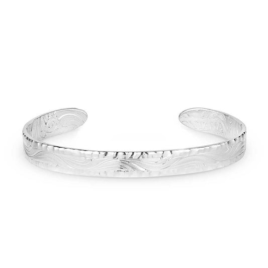 Montana Silversmiths Timeless Elegance Chiseled Cuff Bracelet - BC5663