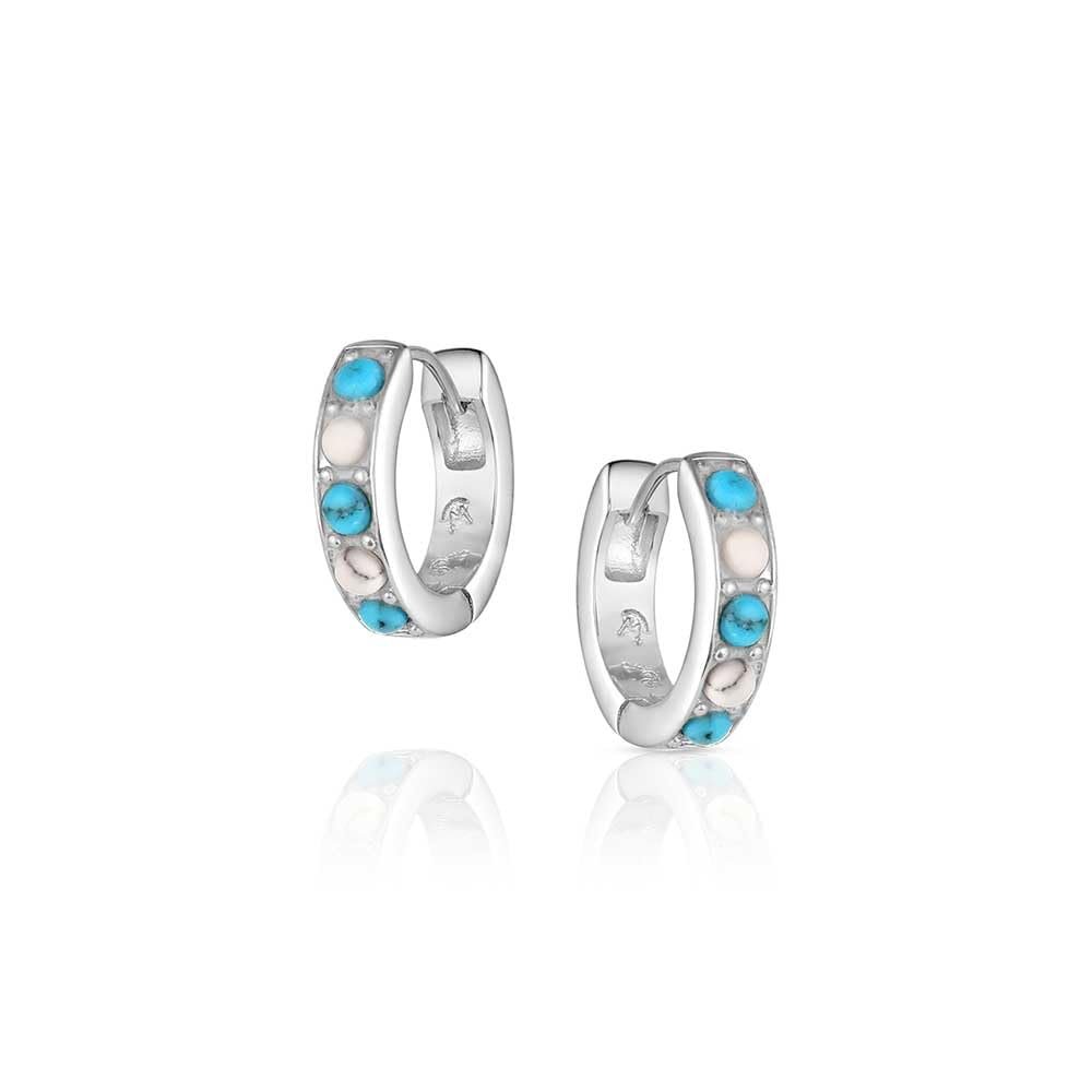 Montana Silversmiths Western Lifestyle Hoop Lever/Latch Earrings